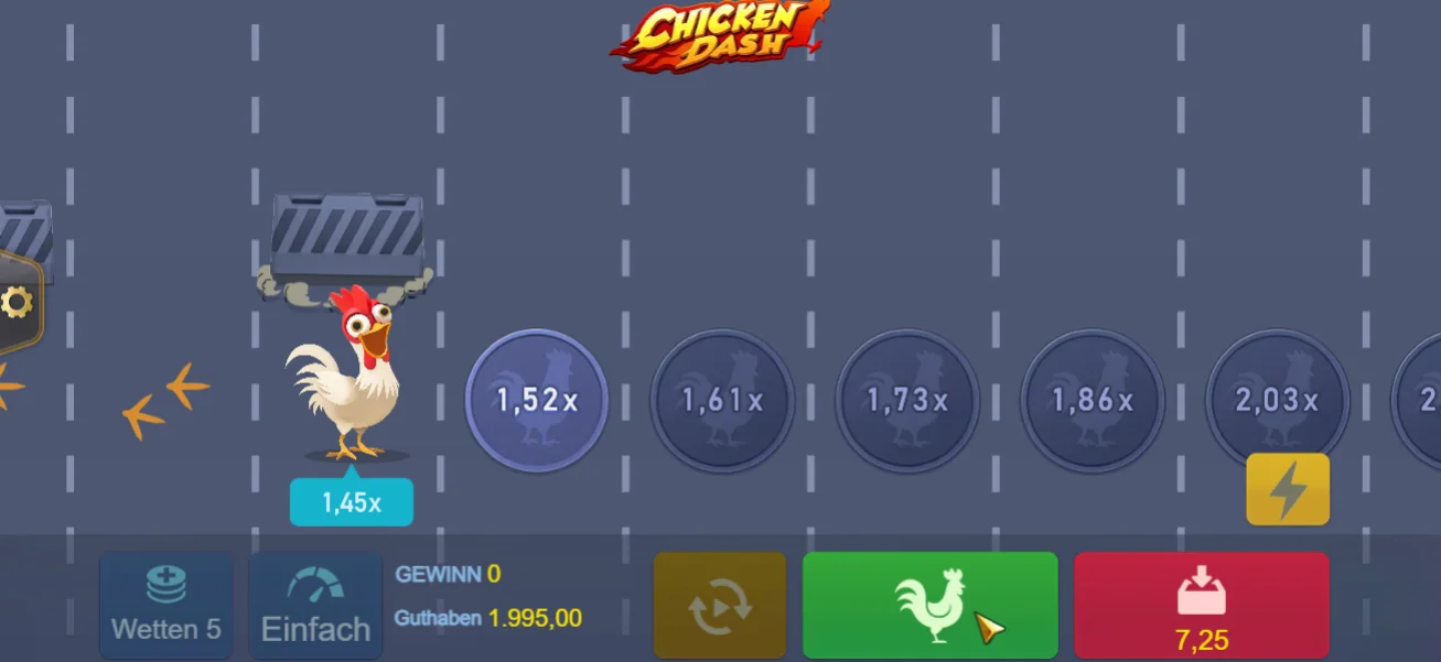 Chicken Dash Spiel