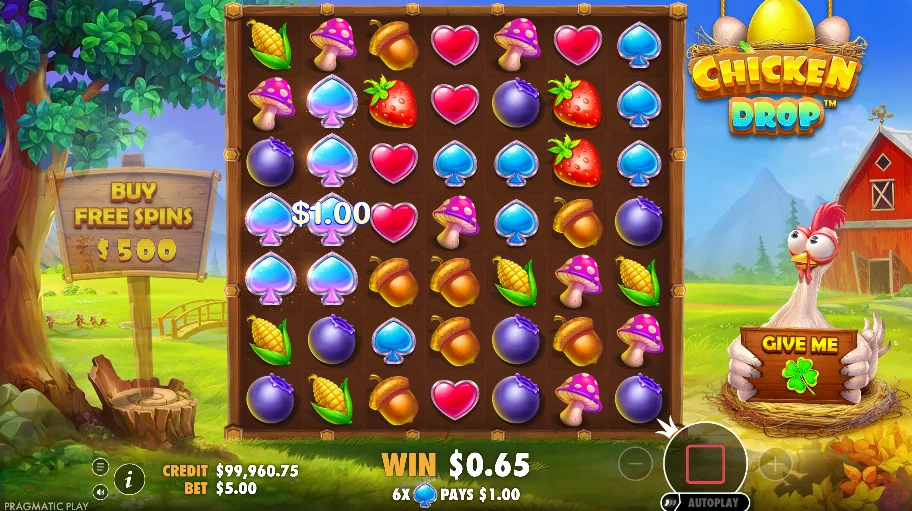 Chicken Drop Demo Spiel