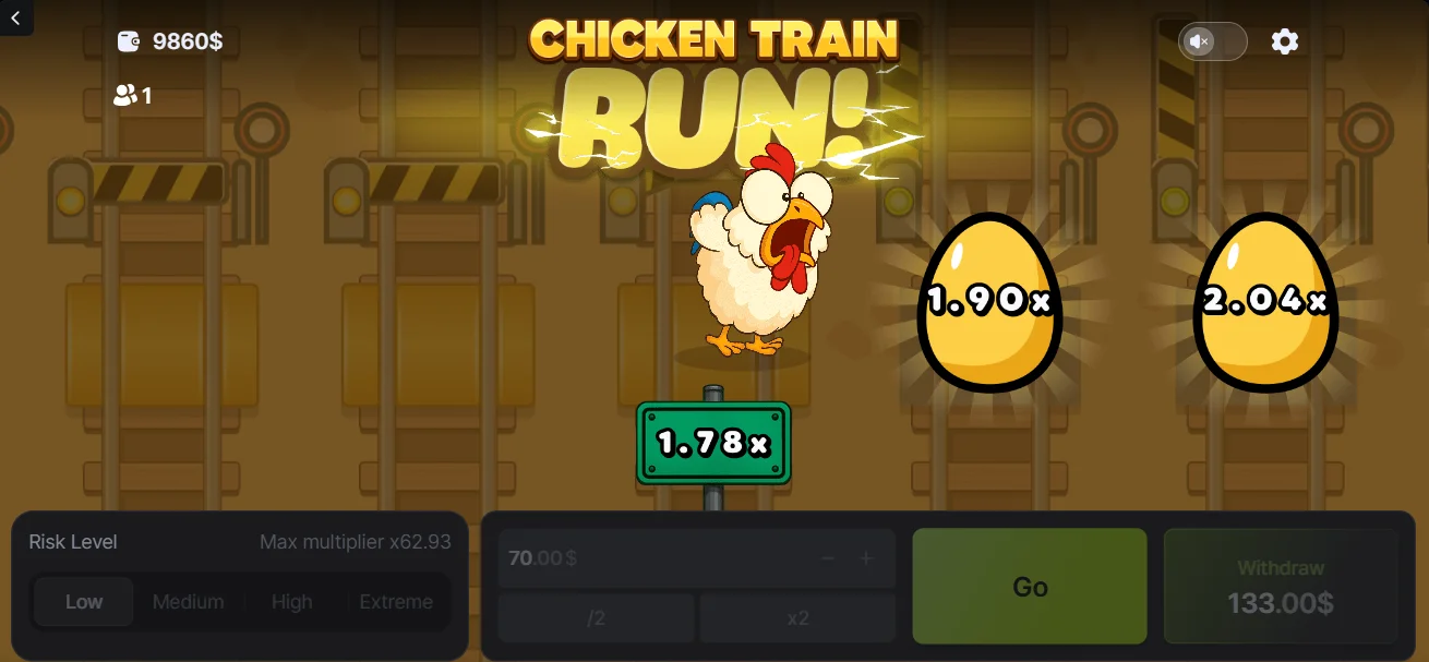 Chicken Train Demo Spiel