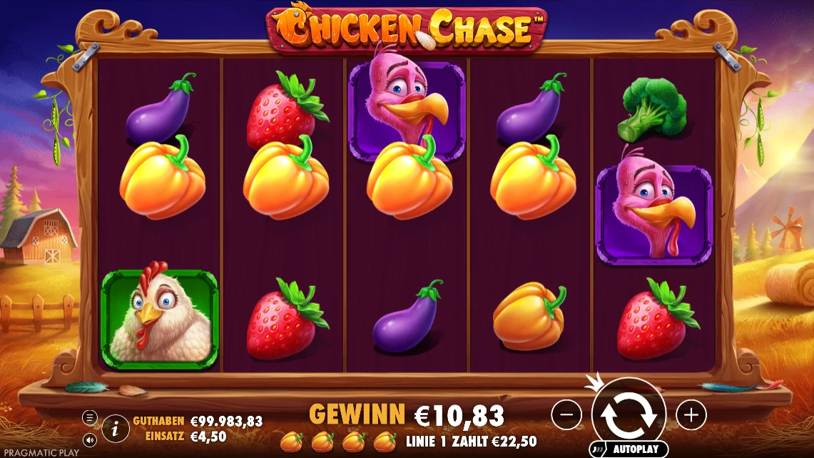 Demo Spiel Chicken Chase