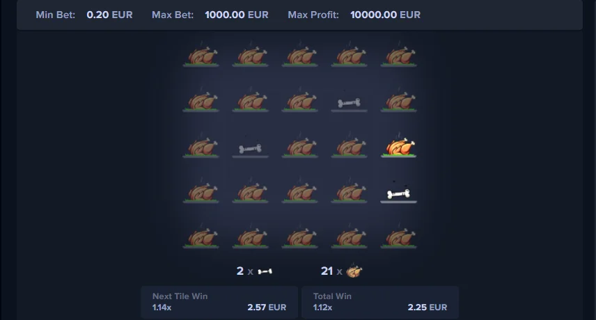 MyStake Chicken Spiel