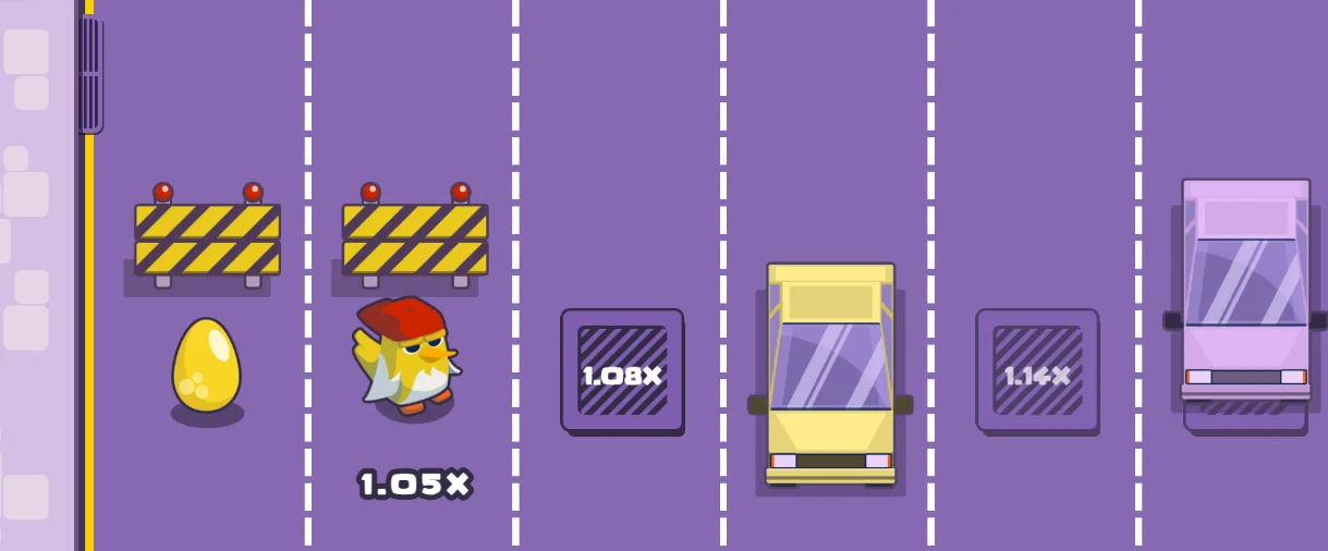 Spiel Chicken Cross