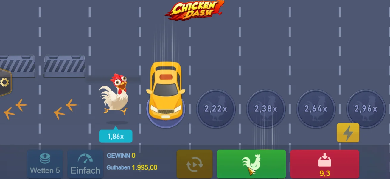 Spiel Chicken Dash