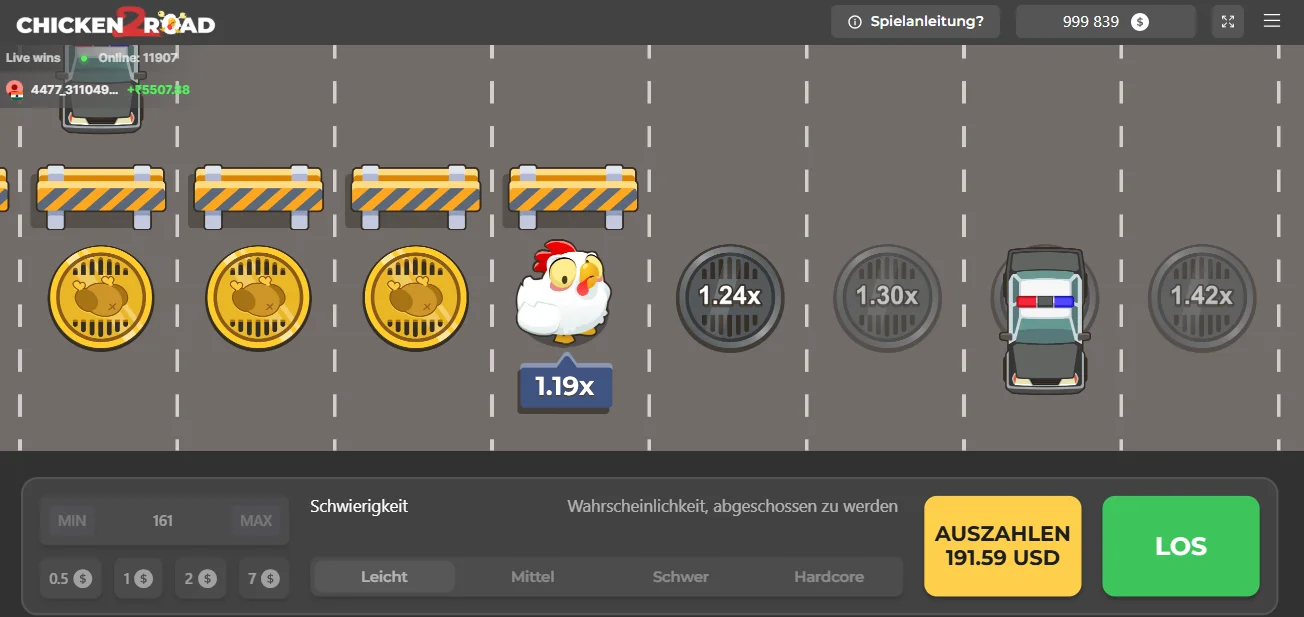 Spiel Chicken Road 2